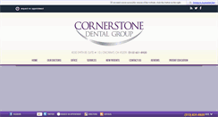 Desktop Screenshot of cornerstonedentist.com